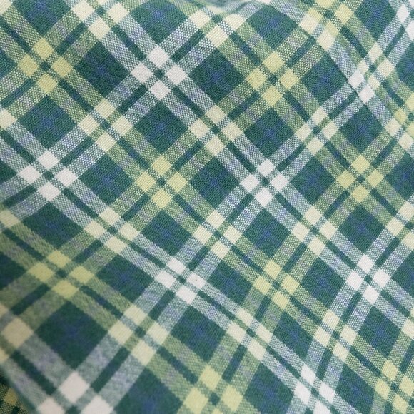 Aritzia TNA Flannel Shirt Plaid Green Button Up Medium - Picture 13 of 15